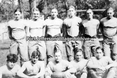 "Football Team of PJH, 1928" on the image side but "1927" on the verso