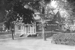 Port Jefferson Free Library, corner of East Main and Thompson, shortly after its opening in 1924