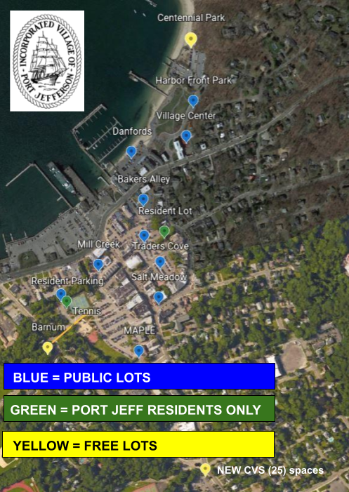 New Barnum Avenue Parking Lot – Port Jefferson Village